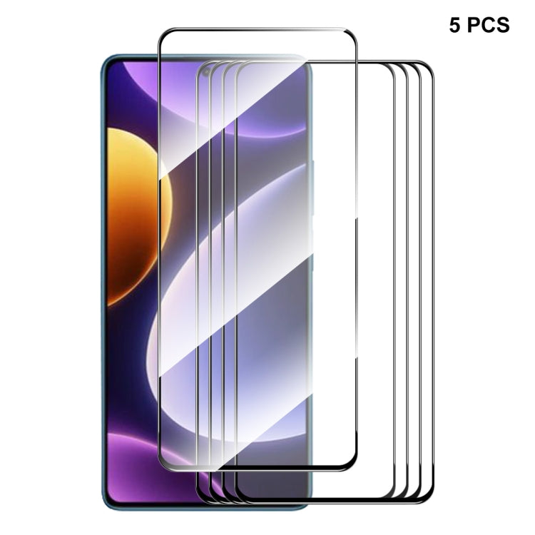 For Xiaomi Poco F5 / Redmi Note 12 Turbo ENKAY Full Glue High Aluminum-silicon Tempered Glass Film
