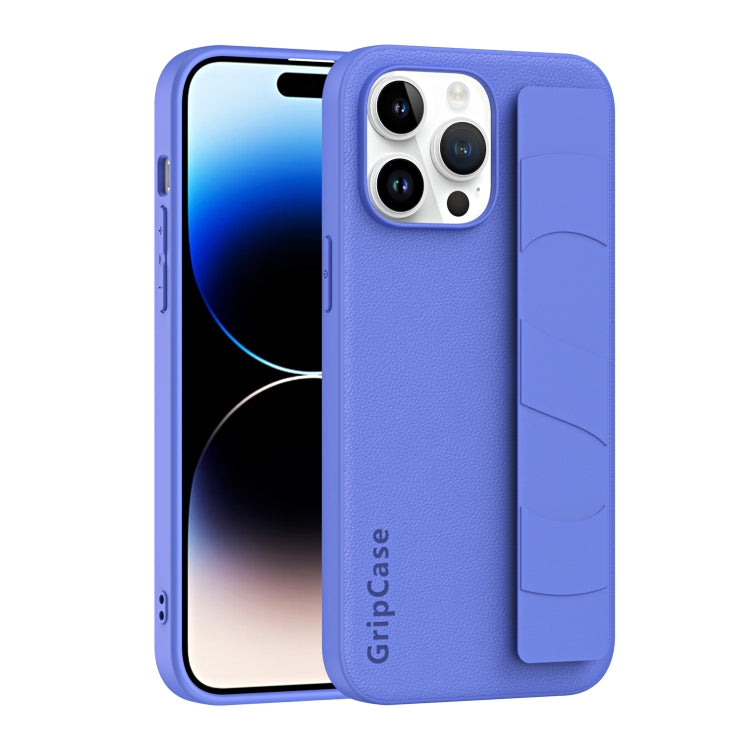 Skin Elastic Wrist Grip Back Cover Phone Case, For iPhone 14 Plus, For iPhone 15 Plus, For iPhone 14 Pro Max, For iPhone 15