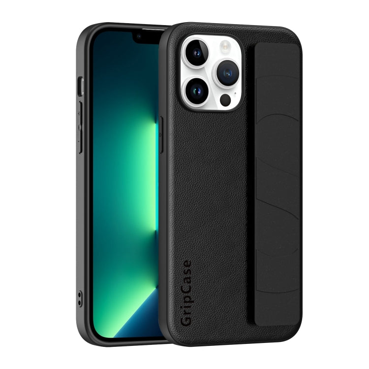 Skin Elastic Wrist Grip Back Cover Phone Case, For iPhone 13 Pro Max, For iPhone 13 Pro, For iPhone 13