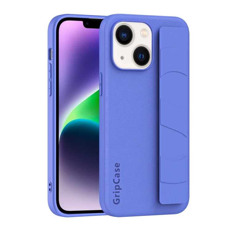 Skin Elastic Wrist Grip Back Cover Phone Case, For iPhone 14 Plus, For iPhone 15 Plus, For iPhone 14 Pro Max, For iPhone 15