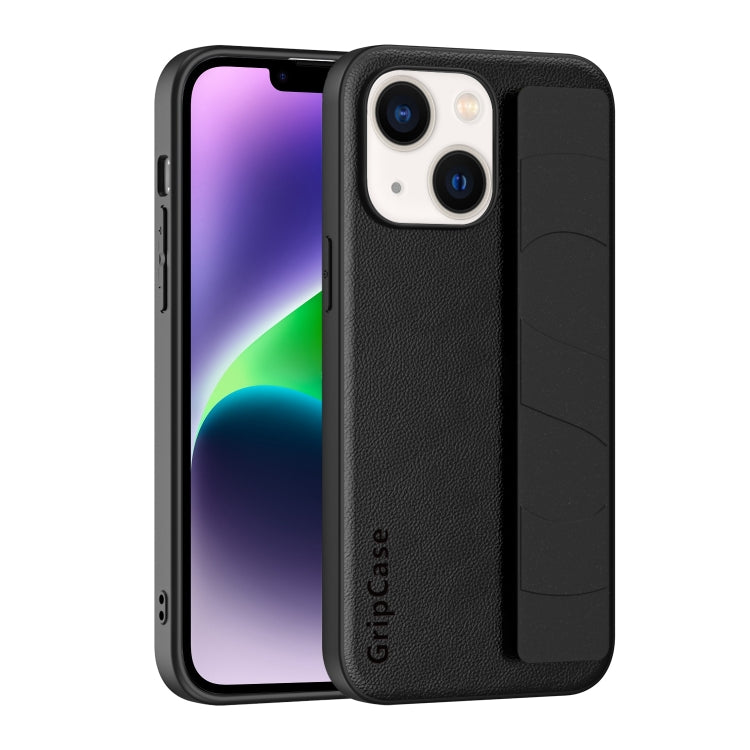 Skin Elastic Wrist Grip Back Cover Phone Case, For iPhone 14 Plus, For iPhone 15 Plus, For iPhone 14 Pro Max, For iPhone 15