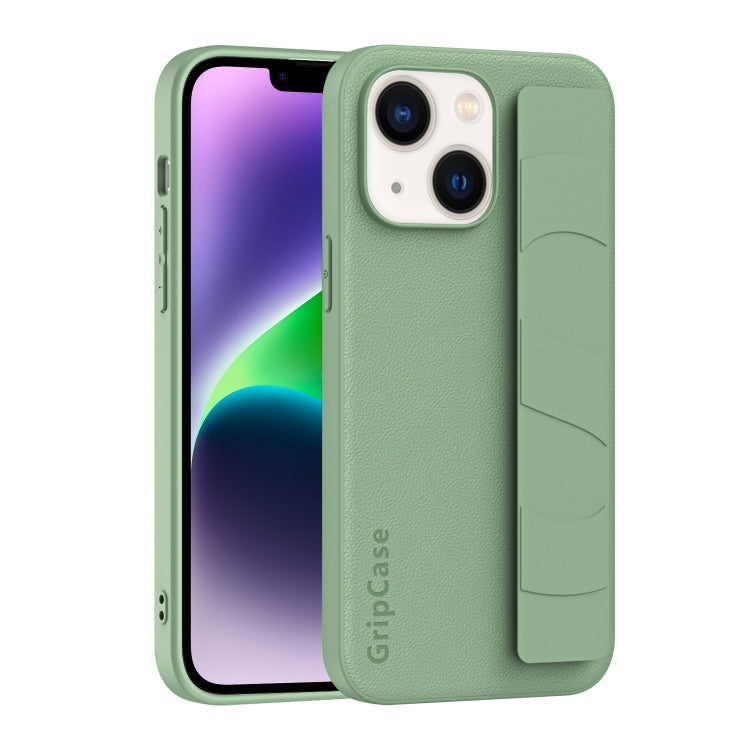 Skin Elastic Wrist Grip Back Cover Phone Case, For iPhone 14 Plus, For iPhone 15 Plus, For iPhone 14 Pro Max, For iPhone 15