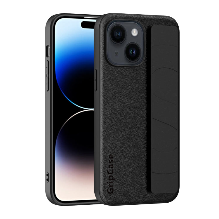 Skin Elastic Wrist Grip Back Cover Phone Case, For iPhone 15 Pro Max, For iPhone 14, For iPhone 15 Pro, For iPhone 14 Pro