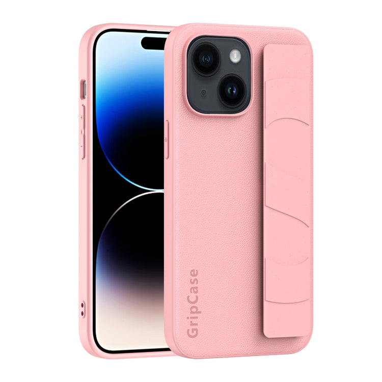Skin Elastic Wrist Grip Back Cover Phone Case, For iPhone 15 Pro Max, For iPhone 14, For iPhone 15 Pro, For iPhone 14 Pro