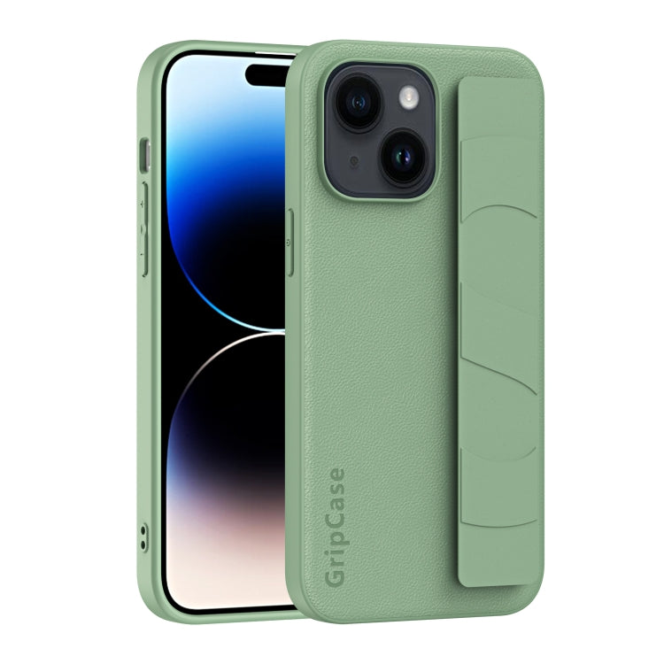 Skin Elastic Wrist Grip Back Cover Phone Case, For iPhone 15 Pro Max, For iPhone 14, For iPhone 15 Pro, For iPhone 14 Pro