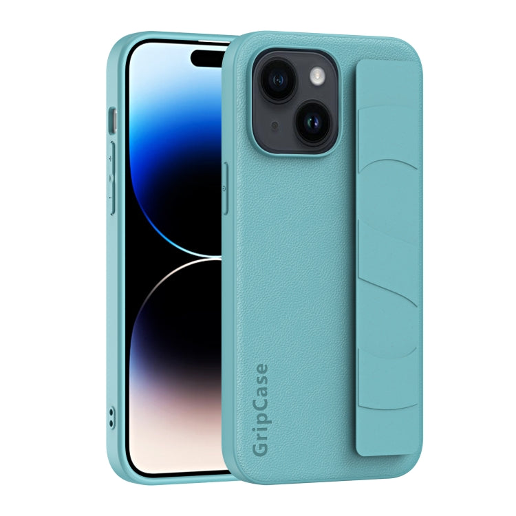 Skin Elastic Wrist Grip Back Cover Phone Case, For iPhone 15 Pro Max, For iPhone 14, For iPhone 15 Pro, For iPhone 14 Pro