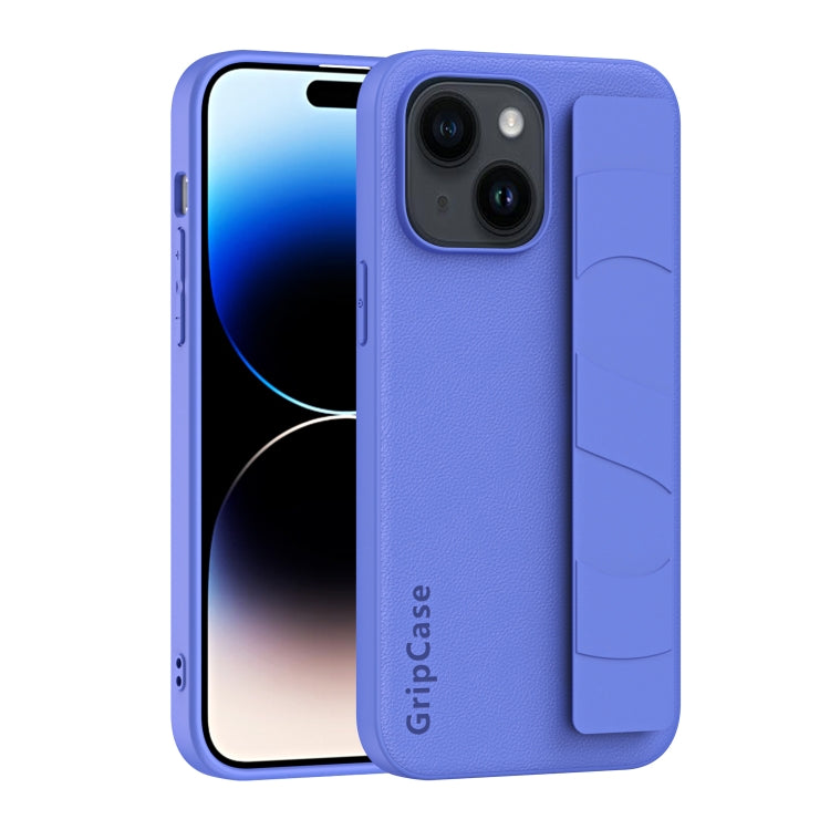 Skin Elastic Wrist Grip Back Cover Phone Case, For iPhone 15 Pro Max, For iPhone 14, For iPhone 15 Pro, For iPhone 14 Pro