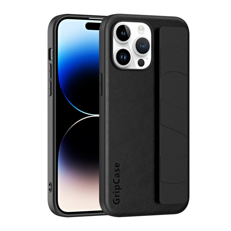 Skin Elastic Wrist Grip Back Cover Phone Case, For iPhone 15 Pro Max, For iPhone 14, For iPhone 15 Pro, For iPhone 14 Pro