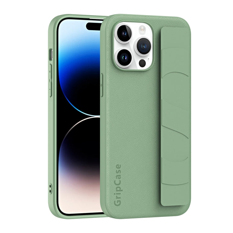 Skin Elastic Wrist Grip Back Cover Phone Case, For iPhone 15 Pro Max, For iPhone 14, For iPhone 15 Pro, For iPhone 14 Pro