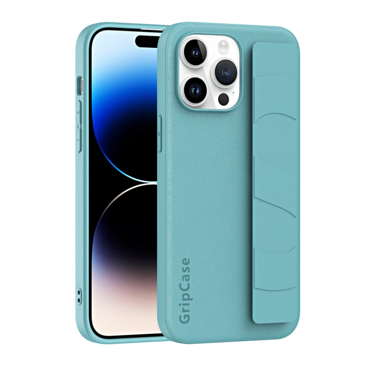 Skin Elastic Wrist Grip Back Cover Phone Case, For iPhone 15 Pro Max, For iPhone 14, For iPhone 15 Pro, For iPhone 14 Pro