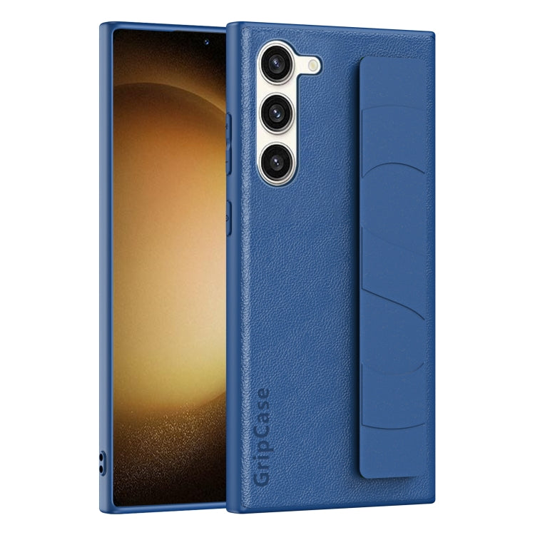 Skin Elastic Wrist Grip Back Cover Phone Case, For Samsung Galaxy S24+ 5G, For Samsung Galaxy S24 5G, For Samsung Galaxy S23 Ultra 5G, For Samsung Galaxy S23+ 5G