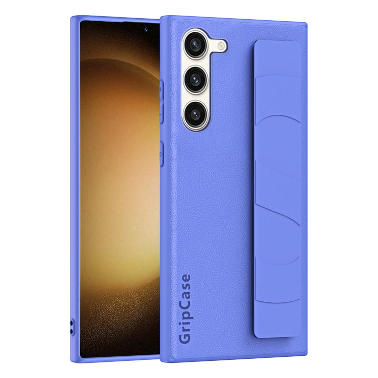 Skin Elastic Wrist Grip Back Cover Phone Case, For Samsung Galaxy S24+ 5G, For Samsung Galaxy S24 5G, For Samsung Galaxy S23 Ultra 5G, For Samsung Galaxy S23+ 5G