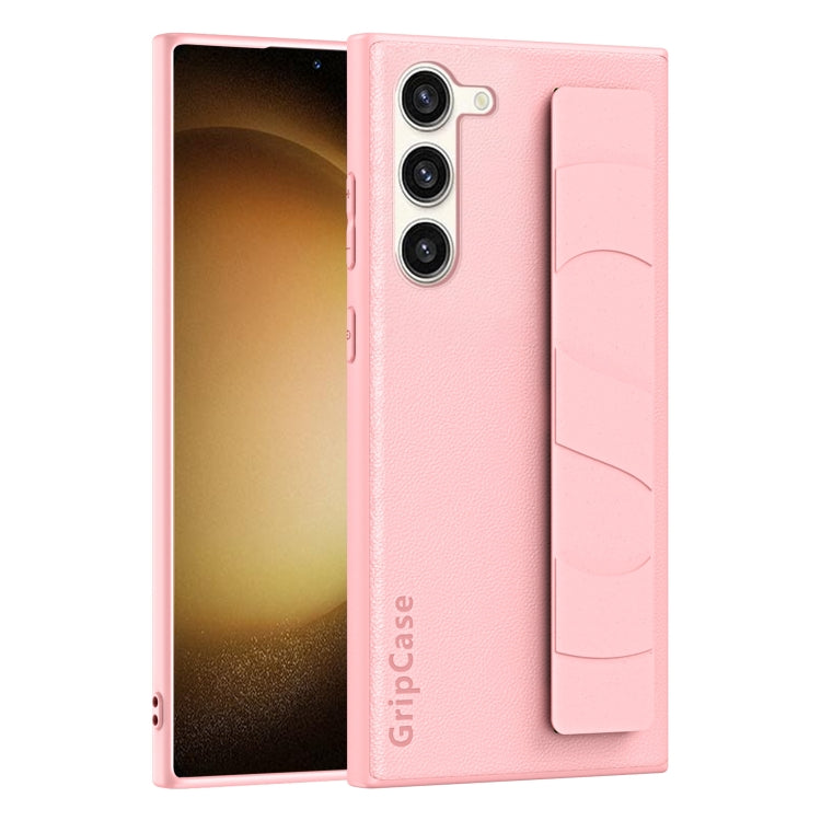 Skin Elastic Wrist Grip Back Cover Phone Case, For Samsung Galaxy S24+ 5G, For Samsung Galaxy S24 5G, For Samsung Galaxy S23 Ultra 5G, For Samsung Galaxy S23+ 5G