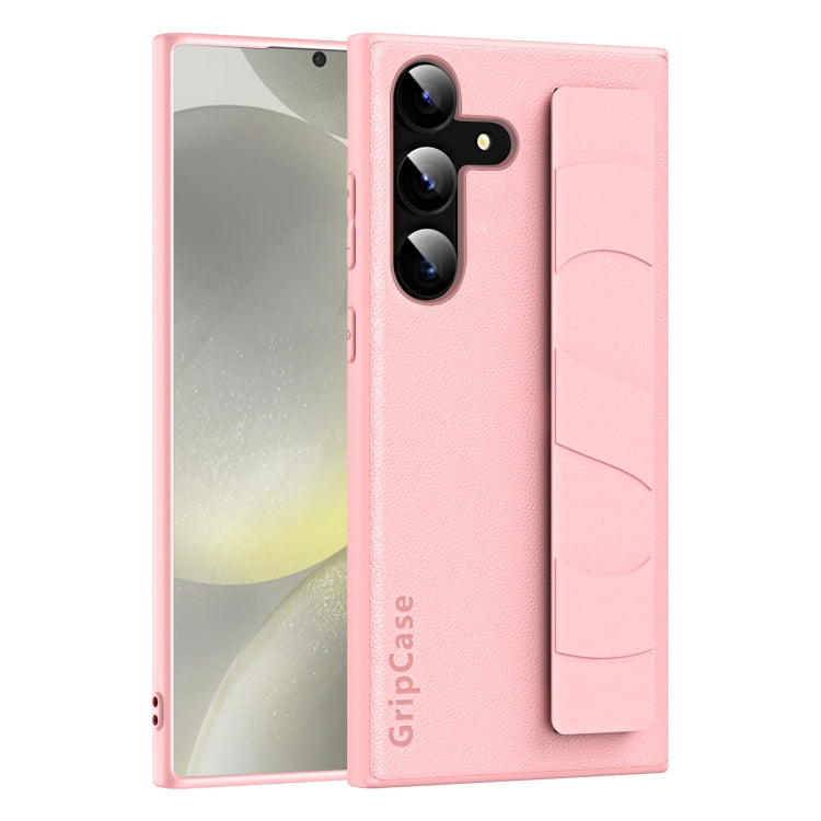 Skin Elastic Wrist Grip Back Cover Phone Case, For Samsung Galaxy S24+ 5G, For Samsung Galaxy S24 5G, For Samsung Galaxy S23 Ultra 5G, For Samsung Galaxy S23+ 5G