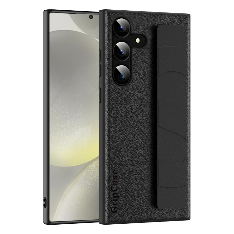 Skin Elastic Wrist Grip Back Cover Phone Case, For Samsung Galaxy S24+ 5G, For Samsung Galaxy S24 5G, For Samsung Galaxy S23 Ultra 5G, For Samsung Galaxy S23+ 5G