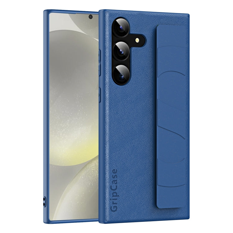 Skin Elastic Wrist Grip Back Cover Phone Case, For Samsung Galaxy S24+ 5G, For Samsung Galaxy S24 5G, For Samsung Galaxy S23 Ultra 5G, For Samsung Galaxy S23+ 5G