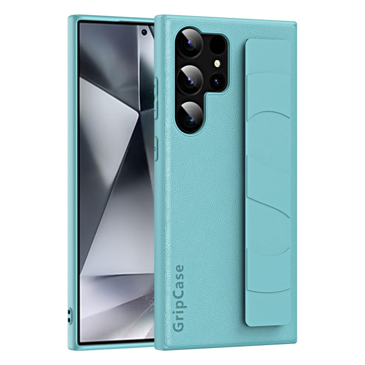 Skin Elastic Wrist Grip Back Cover Phone Case, For Samsung Galaxy S25 5G, For Samsung Galaxy S25+ 5G, For Samsung Galaxy S25 Ultra 5G, For Samsung Galaxy S24 Ultra 5G