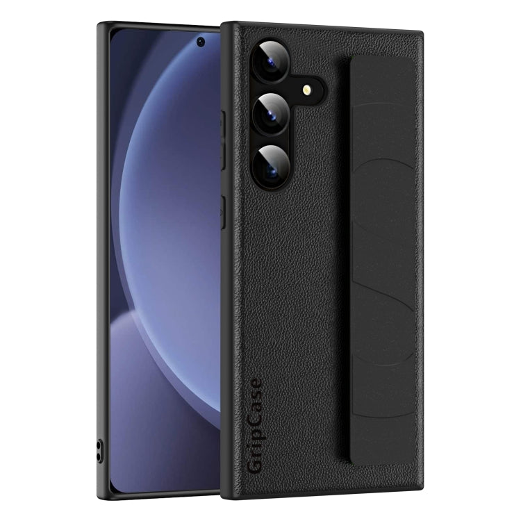 Skin Elastic Wrist Grip Back Cover Phone Case, For Samsung Galaxy S25 5G, For Samsung Galaxy S25+ 5G, For Samsung Galaxy S25 Ultra 5G, For Samsung Galaxy S24 Ultra 5G