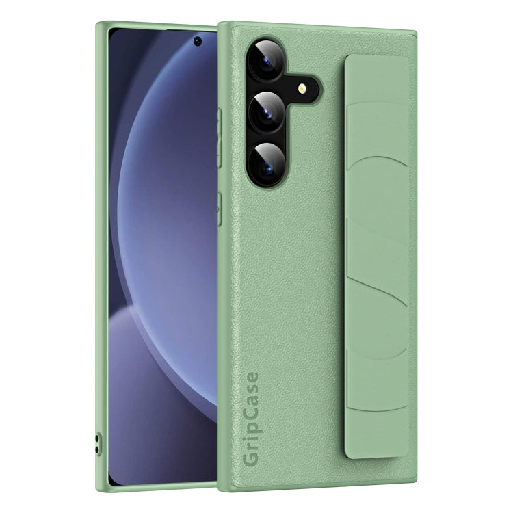 Skin Elastic Wrist Grip Back Cover Phone Case, For Samsung Galaxy S25 5G, For Samsung Galaxy S25+ 5G, For Samsung Galaxy S25 Ultra 5G, For Samsung Galaxy S24 Ultra 5G