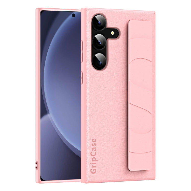 Skin Elastic Wrist Grip Back Cover Phone Case, For Samsung Galaxy S25 5G, For Samsung Galaxy S25+ 5G, For Samsung Galaxy S25 Ultra 5G, For Samsung Galaxy S24 Ultra 5G