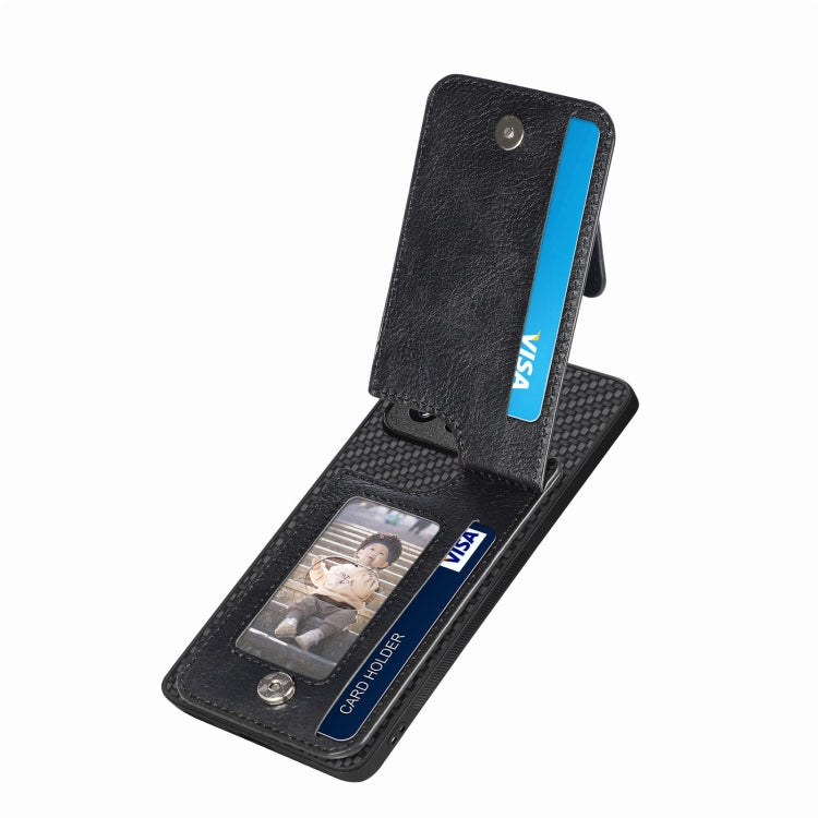 Carbon Fiber Vertical Flip Zipper Phone Case, For Xiaomi 13, For Xiaomi 12T, For Xiaomi POCO M5 4G, For Redmi Note 11T Pro 5G