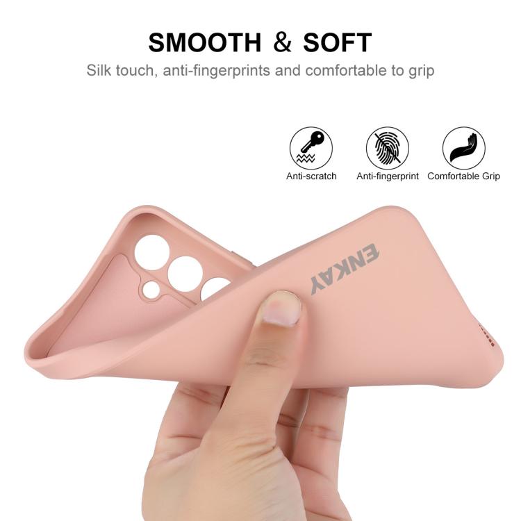 ENKAY Hat-Prince Liquid Silicone Shockproof Soft Phone Case