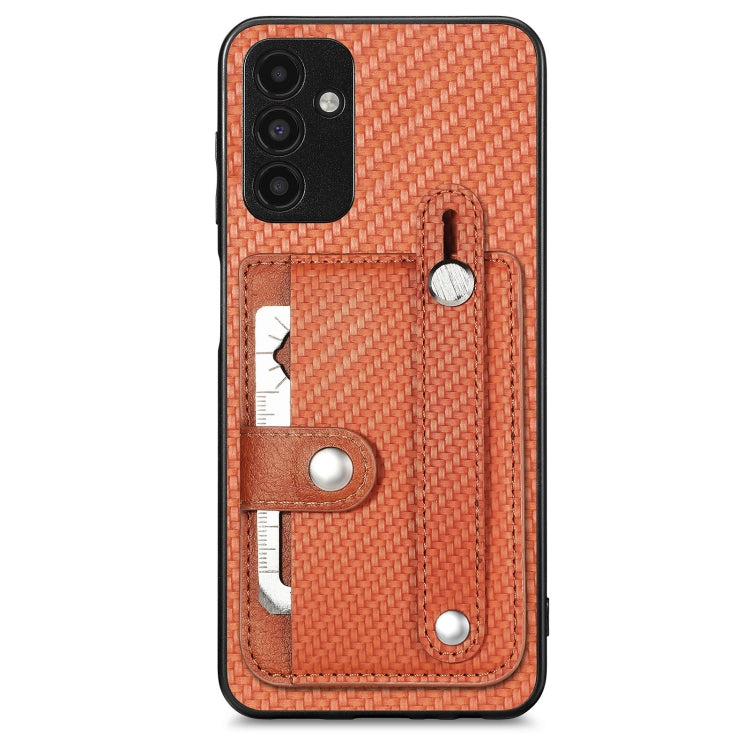 Wristband Kickstand Wallet Back Phone Case with Tool Knife