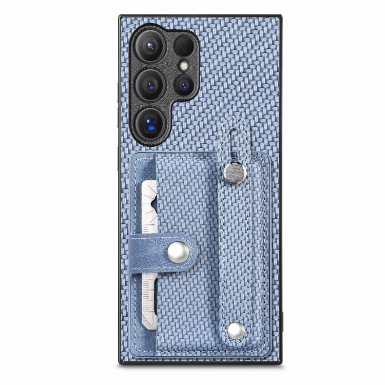 Wristband Kickstand Wallet Back Phone Case with Tool Knife