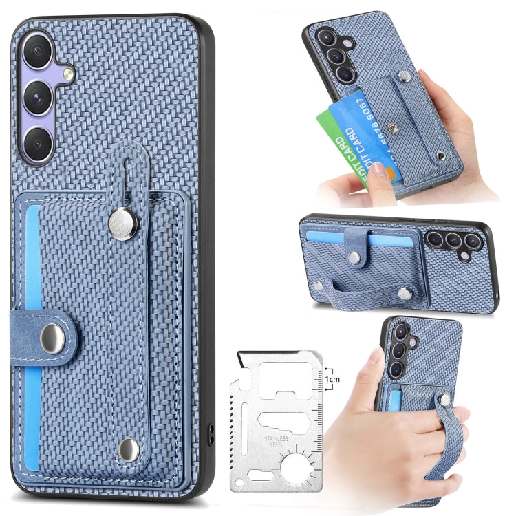 Wristband Kickstand Wallet Back Phone Case with Tool Knife, For Samsung Galaxy A36, For Samsung Galaxy S25 5G, For Samsung Galaxy S25+ 5G, For Samsung Galaxy S25 Ultra 5G