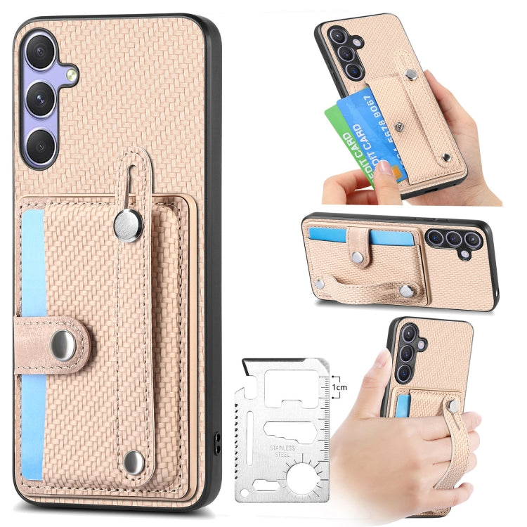 Wristband Kickstand Wallet Back Phone Case with Tool Knife, For Samsung Galaxy A36, For Samsung Galaxy S25 5G, For Samsung Galaxy S25+ 5G, For Samsung Galaxy S25 Ultra 5G