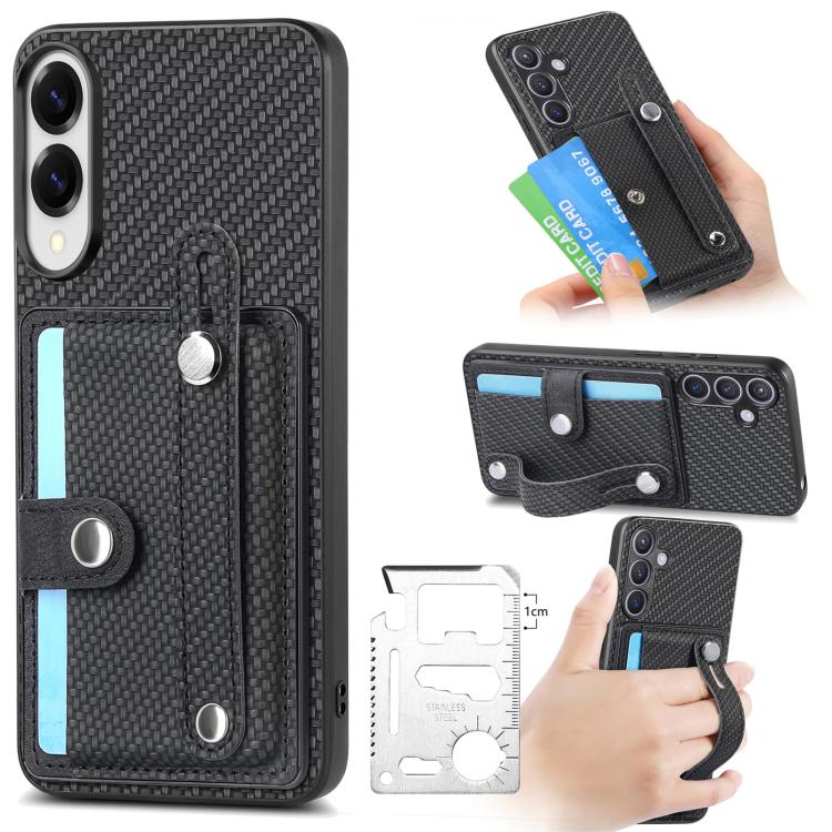 Wristband Kickstand Wallet Back Phone Case with Tool Knife, For Samsung Galaxy A57 5G, For Samsung Galaxy A37 5G, For Samsung Galaxy S25 Edge 5G, For Samsung Galaxy A56 5G