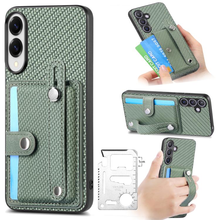 Wristband Kickstand Wallet Back Phone Case with Tool Knife, For Samsung Galaxy A57 5G, For Samsung Galaxy A37 5G, For Samsung Galaxy S25 Edge 5G, For Samsung Galaxy A56 5G