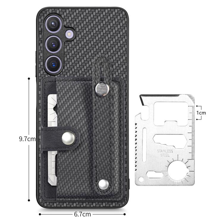 Wristband Kickstand Wallet Back Phone Case with Tool Knife, For Samsung Galaxy A57 5G, For Samsung Galaxy A37 5G, For Samsung Galaxy S25 Edge 5G, For Samsung Galaxy A56 5G