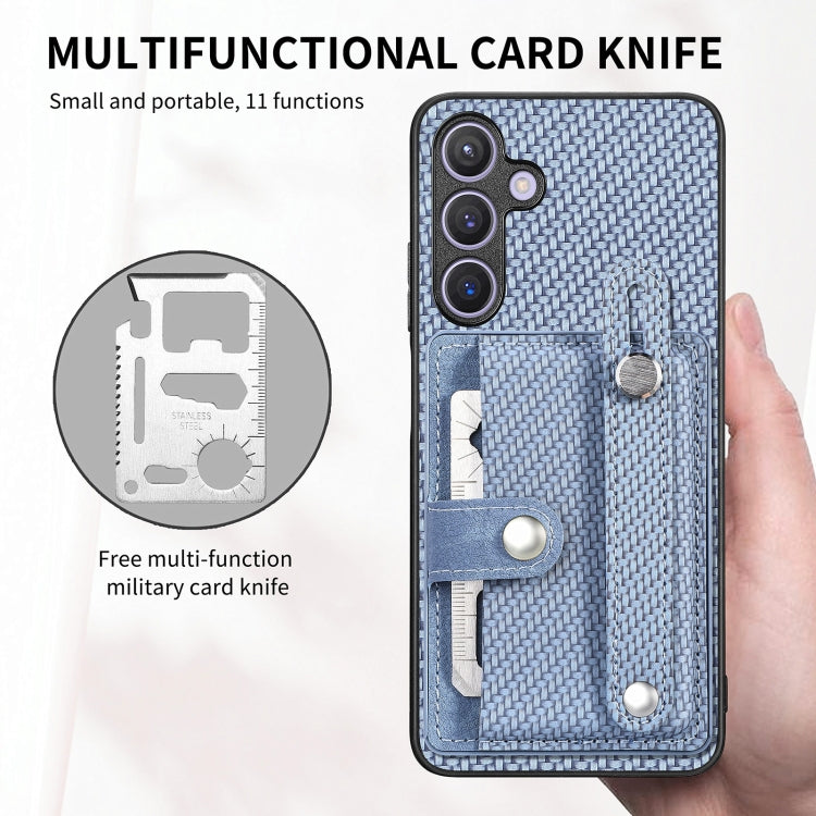 Wristband Kickstand Wallet Back Phone Case with Tool Knife, For Samsung Galaxy A36, For Samsung Galaxy S25 5G, For Samsung Galaxy S25+ 5G, For Samsung Galaxy S25 Ultra 5G