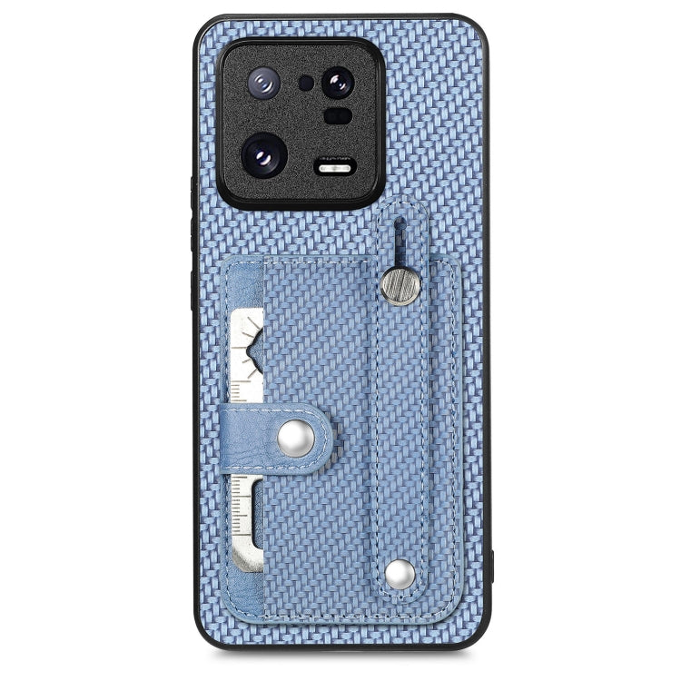 Wristband Kickstand Card Wallet Back Phone Case with Tool Knife