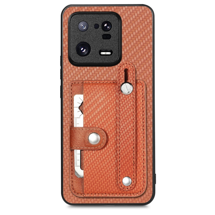 Wristband Kickstand Card Wallet Back Phone Case with Tool Knife