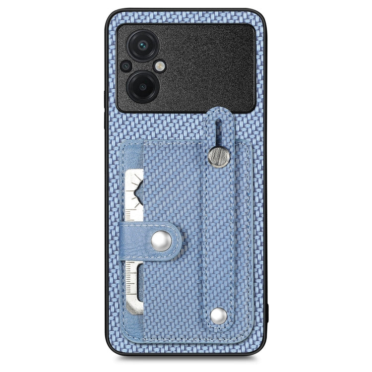 Wristband Kickstand Card Wallet Back Phone Case with Tool Knife