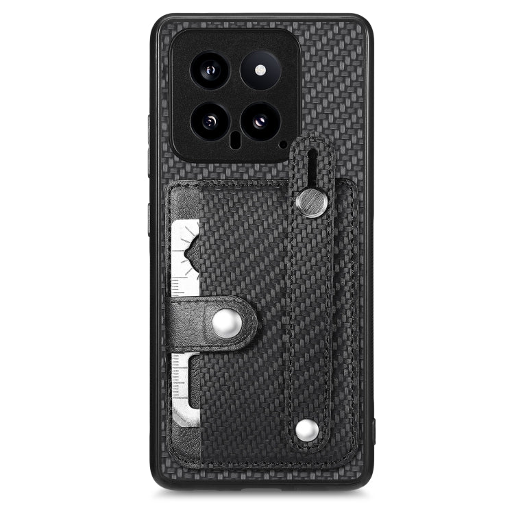 Wristband Kickstand Card Wallet Back Phone Case with Tool Knife