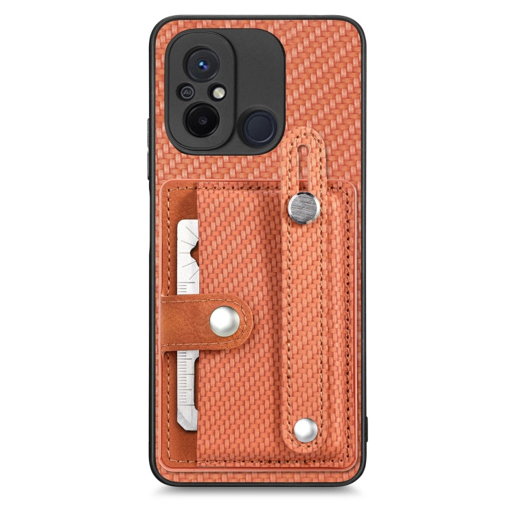 Wristband Kickstand Card Wallet Back Phone Case with Tool Knife