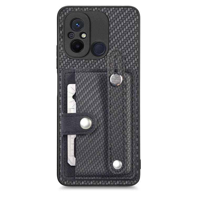 Wristband Kickstand Card Wallet Back Phone Case with Tool Knife