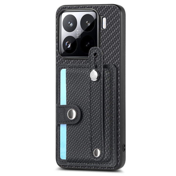 Wristband Kickstand Card Wallet Back Phone Case with Tool Knife