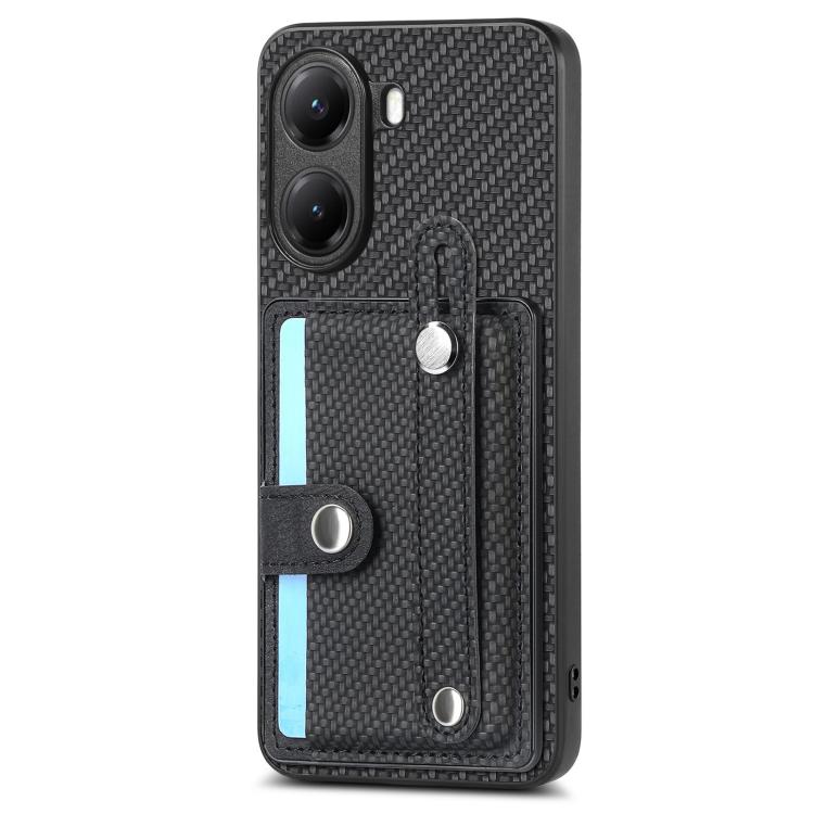 Wristband Kickstand Card Wallet Back Phone Case with Tool Knife