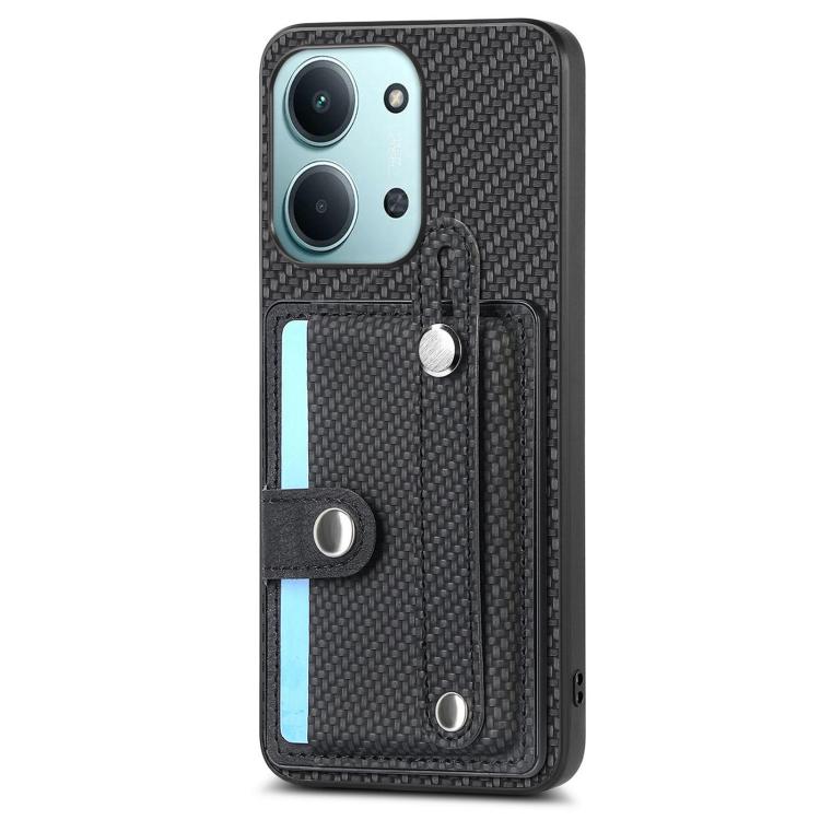 Wristband Kickstand Card Wallet Back Phone Case with Tool Knife