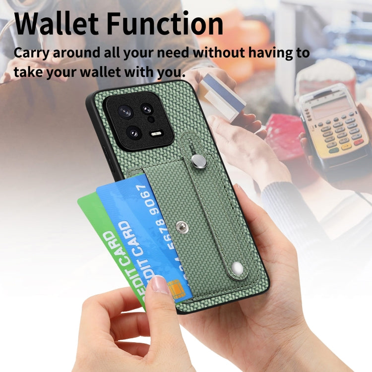 Wristband Kickstand Card Wallet Back Phone Case with Tool Knife