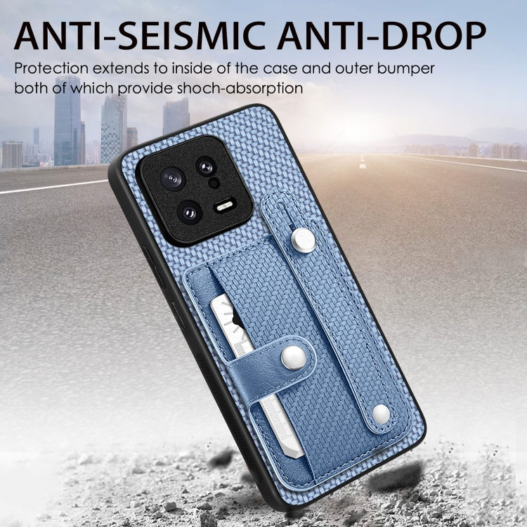 Wristband Kickstand Card Wallet Back Phone Case with Tool Knife