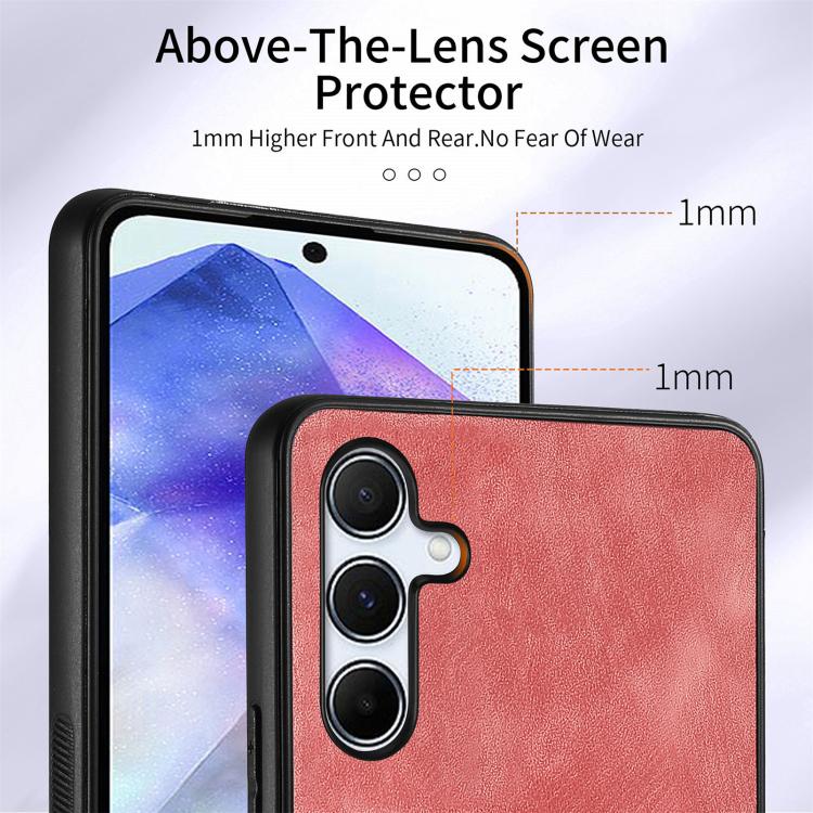 Retro Skin-feel Ring Card Wallet Phone Case