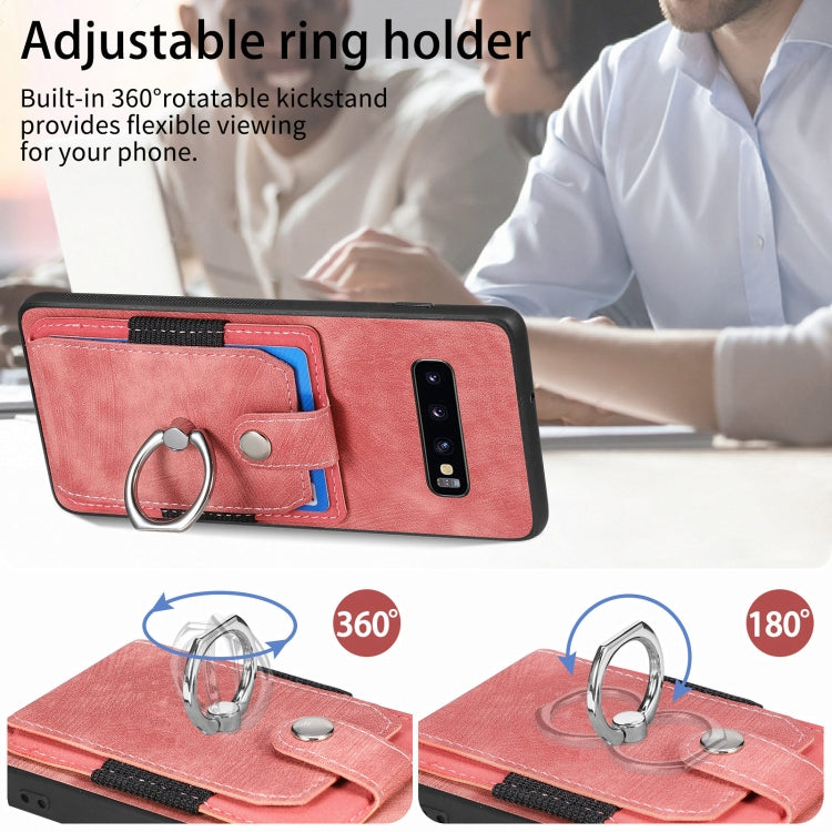 Retro Skin-feel Ring Card Wallet Phone Case, For Samsung Galaxy A57 5G, For Samsung Galaxy A37 5G, For Samsung Galaxy S25 Edge 5G, For Samsung Galaxy A56 5G