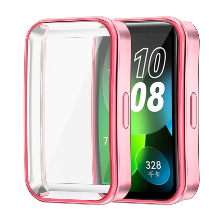 ENKAY Hat-Prince Full Coverage Electroplated Soft TPU Case with Screen Protection, For Huawei Band 10 / 9 / 8
