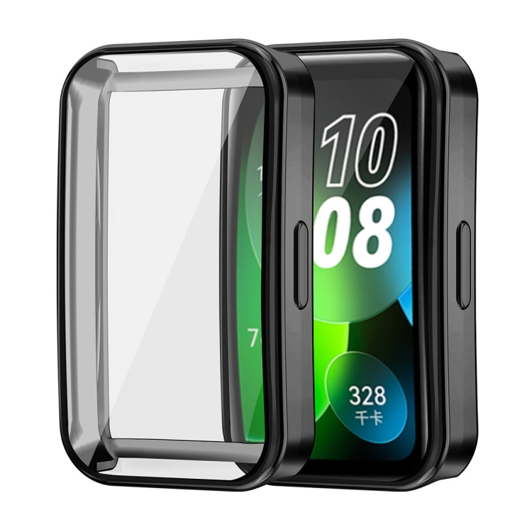 ENKAY Hat-Prince Full Coverage Electroplated Soft TPU Case with Screen Protection, For Huawei Band 10 / 9 / 8