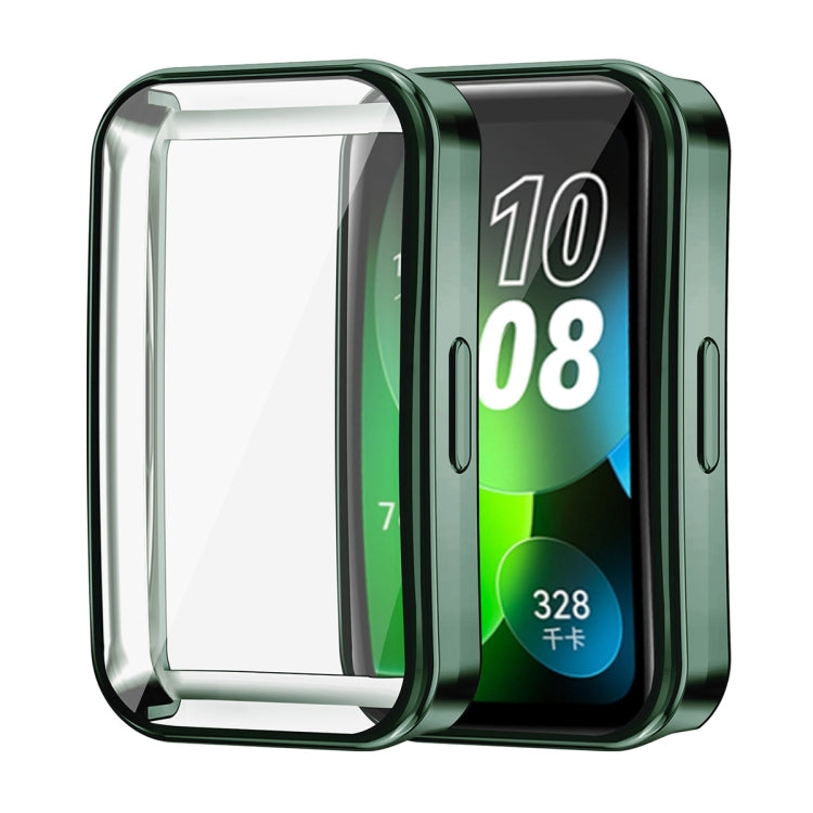ENKAY Hat-Prince Full Coverage Electroplated Soft TPU Case with Screen Protection, For Huawei Band 10 / 9 / 8